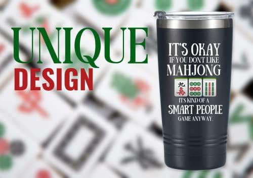Vaso Onebttl Mahjong Regalo Para Mujer Y Hombre