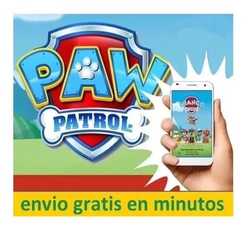 Kit Imprimible Patrulla Canina Paw Patrol Invitacion 2020