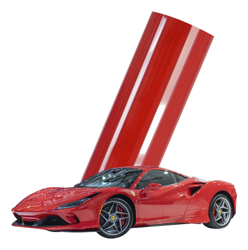 Ppf Pelicula Protectora Pintura Rojo Ferrari Luxury 1x1.52m