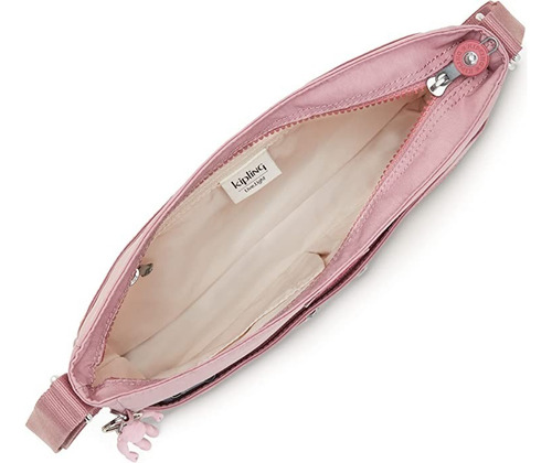 Kipling New Angie Bolsa Crossbody Gde 100% Original Color Lavender Rose