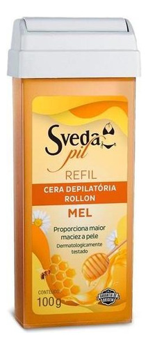 Cera Depilatória Roll-on Sveda Bikini Mel 100g