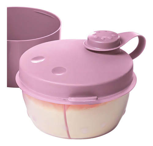 Kit Bebê Garrafa Térmica 250ml E Pote Para Leite Em Pó Rosa Cor Verde