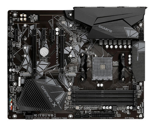Motherboard Gigabyte B550 Gaming X V2 Ddr4 Am4 Color Negro