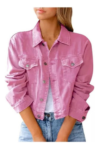 Chaqueta Vaquera De Colores Para Mujer