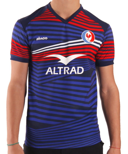 Camiseta De Rugby Francia Nueva Imago