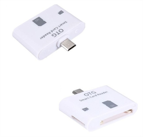 Adaptador Otg Micro Usb V8 Macho Lector Memoria 2 En 1 Dekor