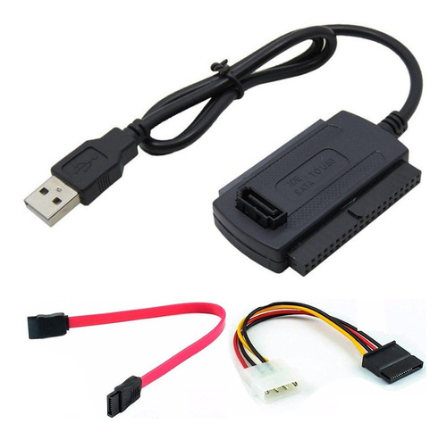 Adaptador De Usb 2.0 A Ide / Sata 2.5'' / 3.5'' Sin Fuente ®