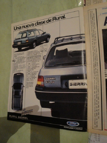 Publicidad Ford Sierra Año 1985