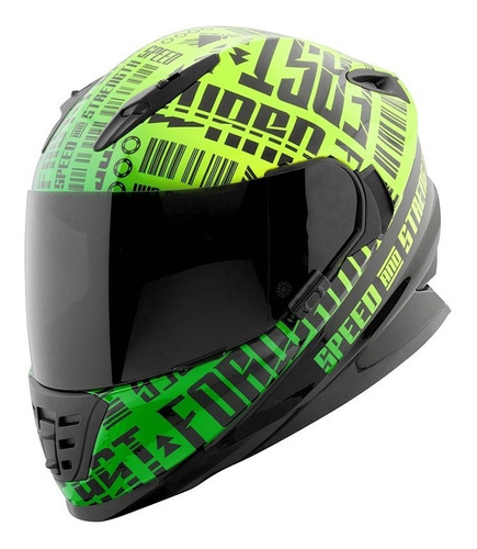 Casco Speed And Strength Ss1310 Fast Forward Verde Integral