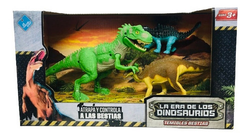 Dinosaurios En Caja X3 La Hera De Los Dinos Ar1 7281 Ellobo