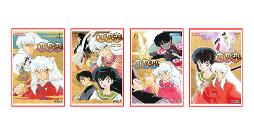 Combo Inuyasha 4 A 7 - Manga - Ivrea