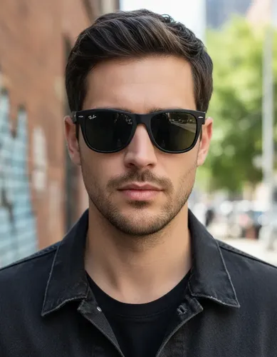 Óculos De Sol Ray-ban Original Wayfarer Folding Preto Fosco