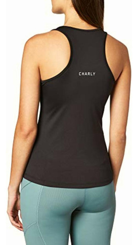 Charly 5010128 Top Para Mujer, Negro (black), Extra Small