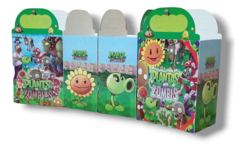 Plantas Vs Zombies Pack Fiestas De Cumpleaños 70 Invitados Plantas Vs Zombies