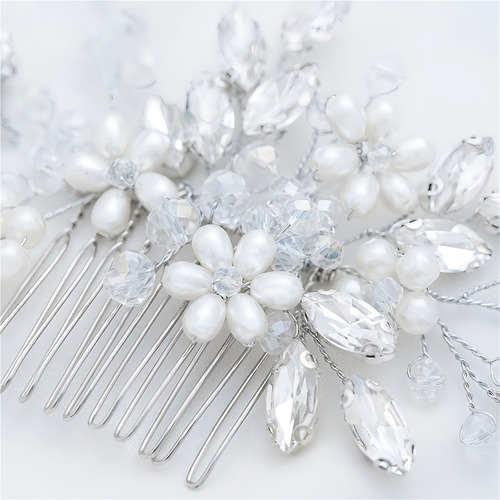 A 3 Tocados De Novia, Accesorios For El Cabello De Boda