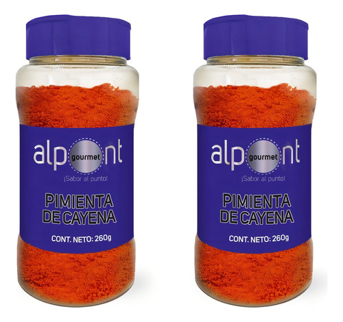 Alpont Pimienta De Cayena 260 Gramos 2 Piezas
