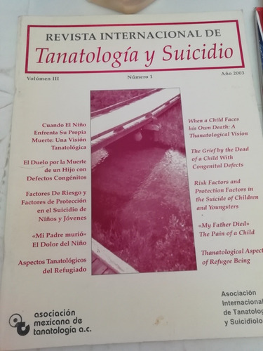 Revista Internacional De Tanatología Y Suicidio N1 Vol Iii