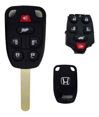 Carcasa Llave Botones 6 Botones Honda Odyssey 2011 2012 2013