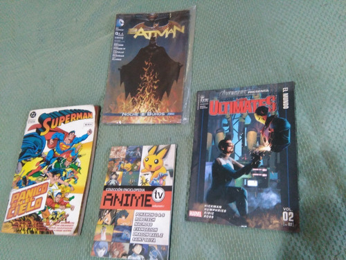 Lote Revistas Superman,batman , Iron Man Anime