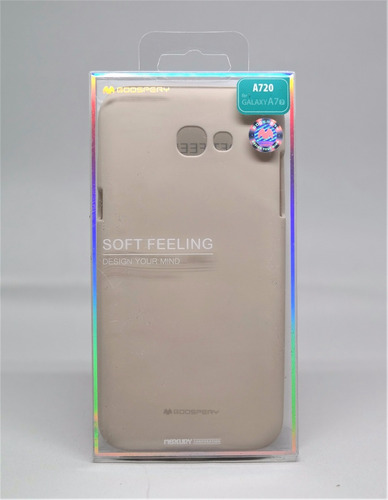 Imagen 1 de 3 de Funda Galaxy A7 2017 Mercury Goospery Soft Feeling Beige