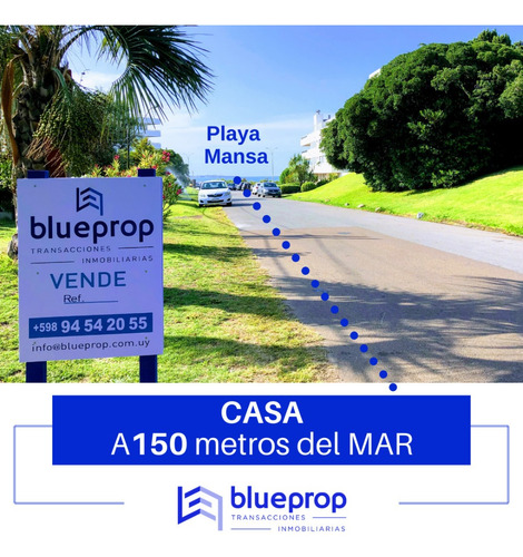 Casa En Venta A 150 Metros Del Mar En Playa Mansa.