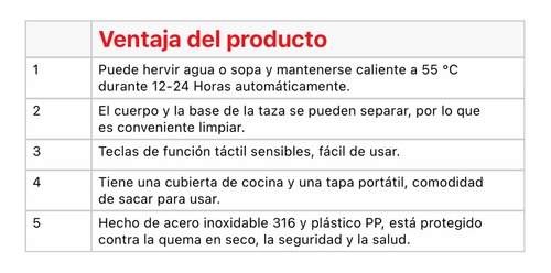 Imagen 8 de 10 de Sopera Eléctrica Programable Sopa Y Comidas Calientes