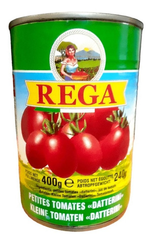 Tomate Datterino En Su Jugo Rega 400g Lata