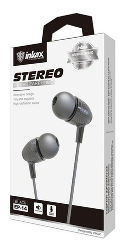 Imagen 1 de 5 de Auriculares Inkax Ep-14 Manos Libres