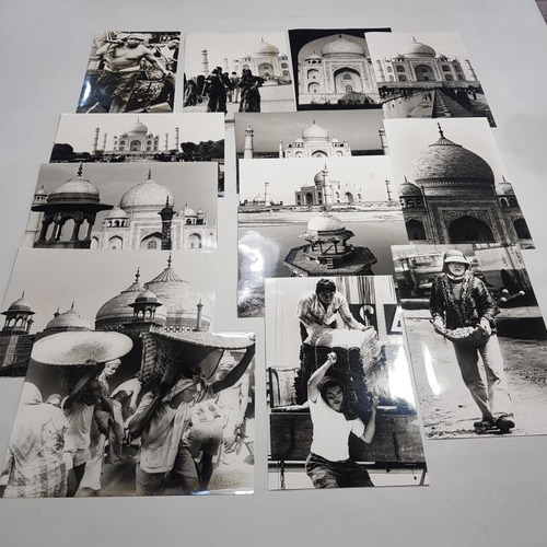 Antiguas Fotos India 1960 Taj Mahal Lote X 15 Mag 61765