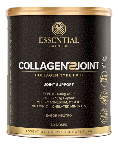Collagen Tipo 2 Joint - 300g - Essential Nutrition - Oferta