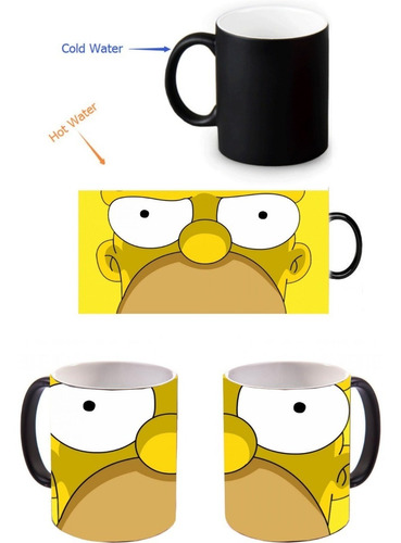 Mug Mágico Homero Simpson Pocillo The Simpson