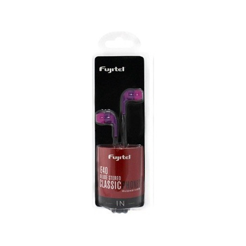 Audifono Fujitel In Ear Stereo Hi Sound Morado/rosado