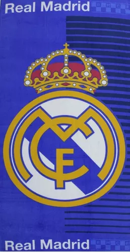 Toalla de algodón Real Madrid RM173026 Medidas: 75x150cm. Color único.