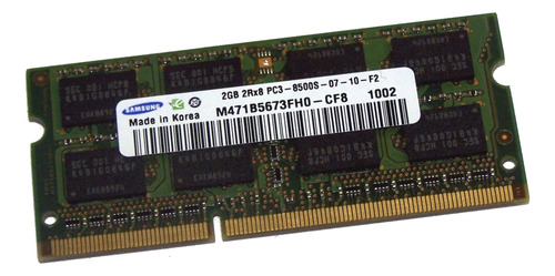 Memoria Ram Samsung M471b5673fh0-cf8 2gb Ddr3 1066mhz Sodimm