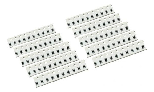 4 X 100pcs Smd0805 104 Resistencias De Chip Smd Ohm 1 / 8w