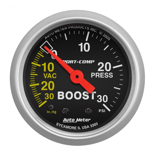 Medidor Presion-libras Boost Gauge Turbo Autometer Universal