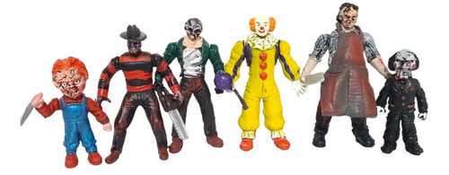 Set Figuras De Accion Personajes Terror Chuky Jason Myers