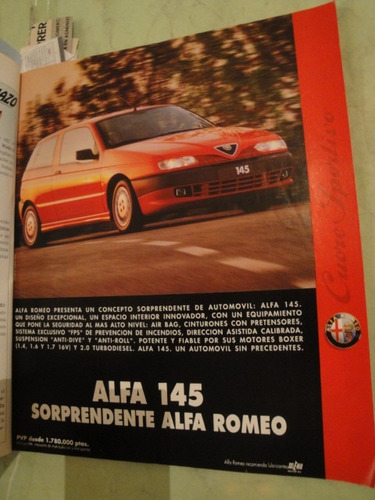 Publicidad Alfa Romeo 145 Año 1994