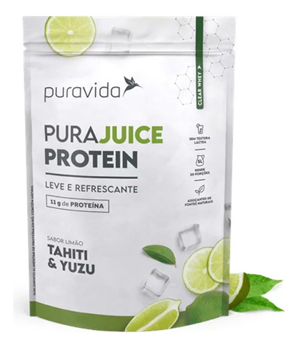 Purajuice Protein (60g) Limão & Yuzu Puravida