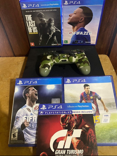 Playstation 4 Ps4 Slim 500gb +5 Juegos 1 Control