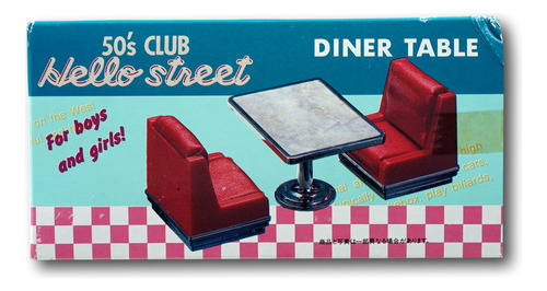 Epoch Vintage 50s Club Hello Street Diner Table 1988