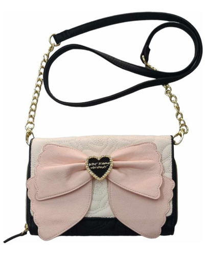 Bolsa Bandolera/cartera Betsey Johnson Color Blush Br24660