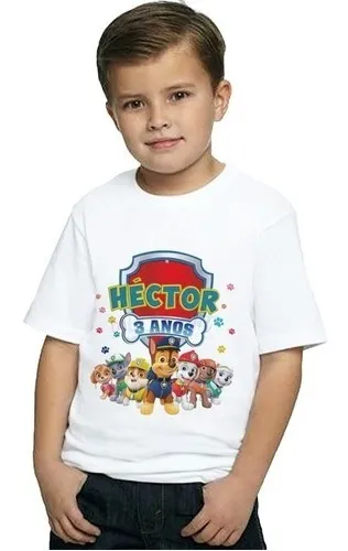 Playera Cumpleaños Personalizada Patrulla Canina Paw Patrol en en Reynosa Tamaulipas por $ 190.00 - OCompra.com Mexico