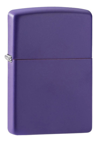 Encendedor Zippo Original Modelo Tradicional Purpura Matte