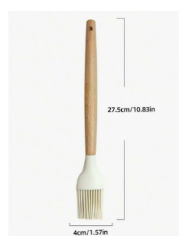 Pincel Culinário Multiuso De Silicone Untar Forma Sortido