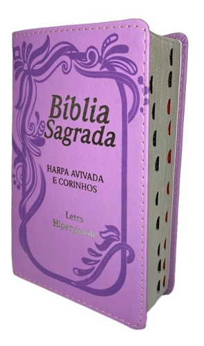 Biblia Feminina Evangelica Letra Hipergigante Harpa Corinhos