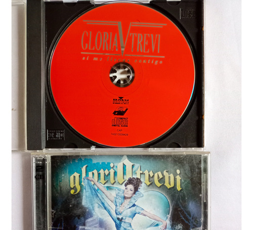 Cd Gloria Trevi Si Me Llevas + Rosa Blue Dvd Detalle Fans Po