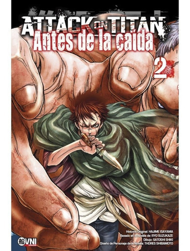 Attack On Titan, De Hajime Isayama., Vol. 2. Editorial Ovni Press, Tapa Blanda En Español, 2020