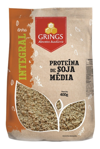 Proteína De Soja Media Grings 400g