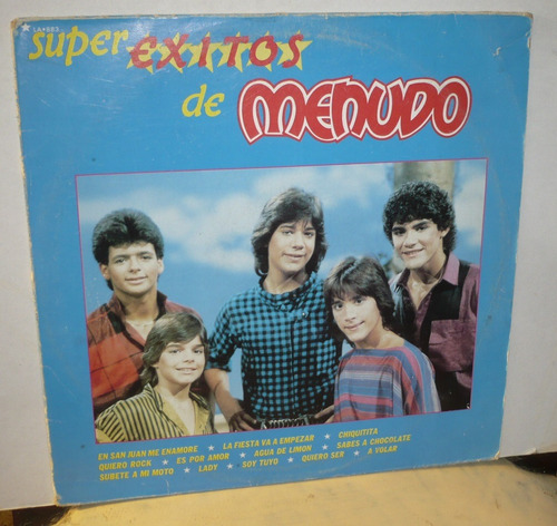 Menudo Lp Super Exitos De Menudo